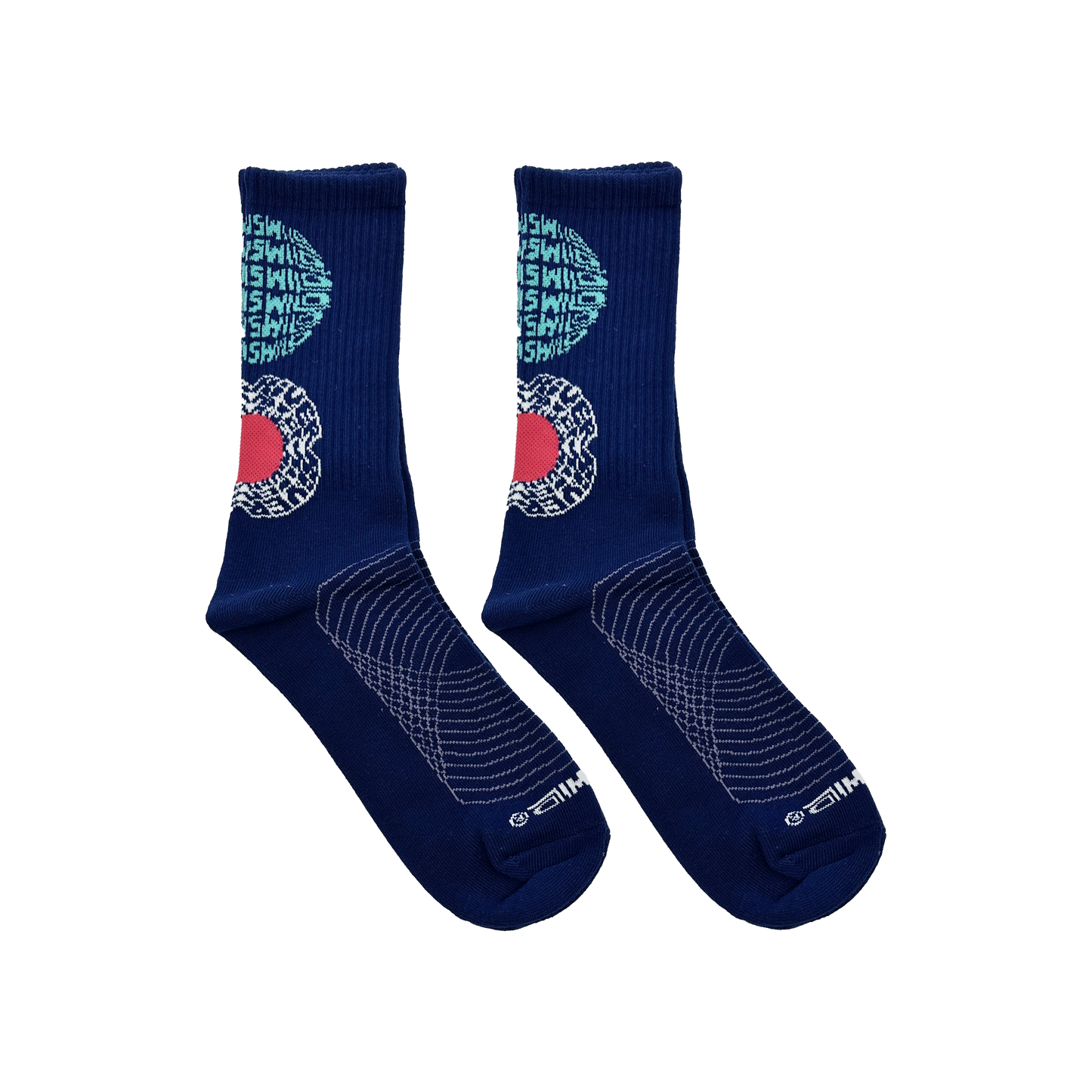 BLOOM LOGO SOCKS (NAVY)