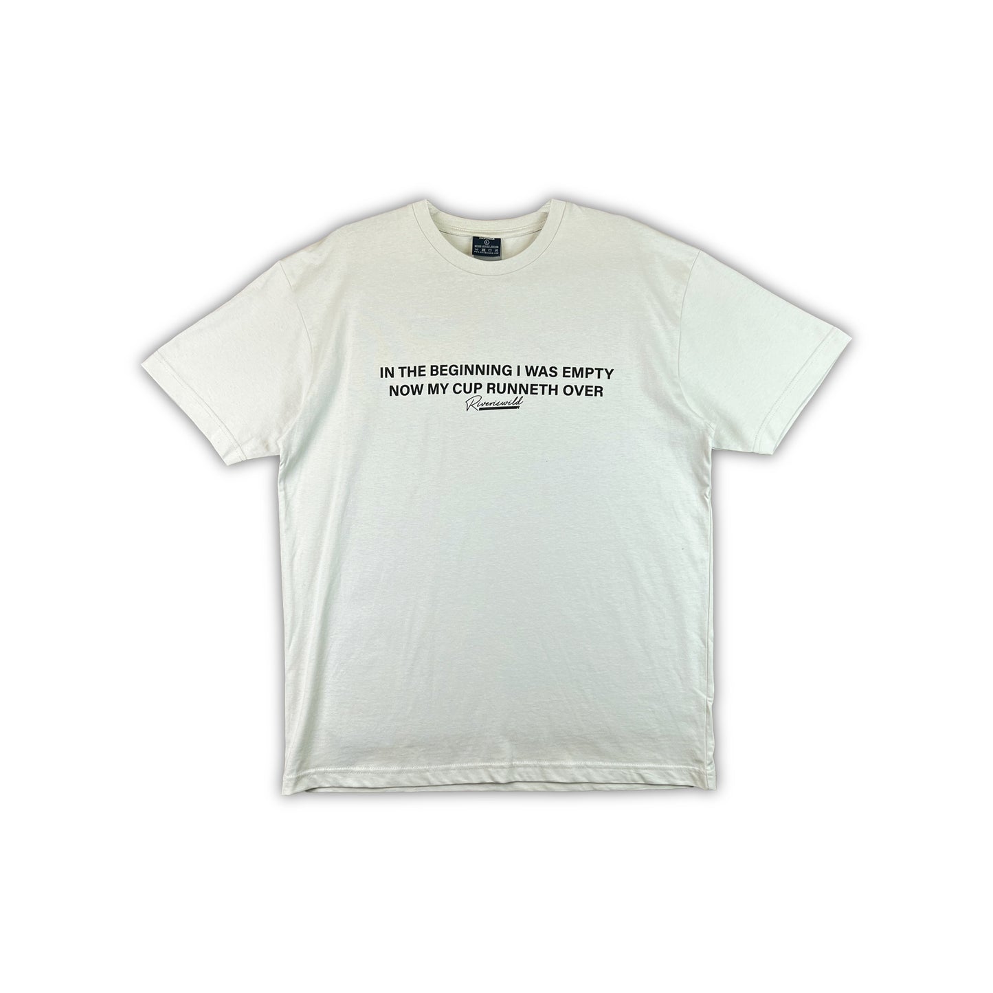 RUNNETH OVER TEE (BONE)