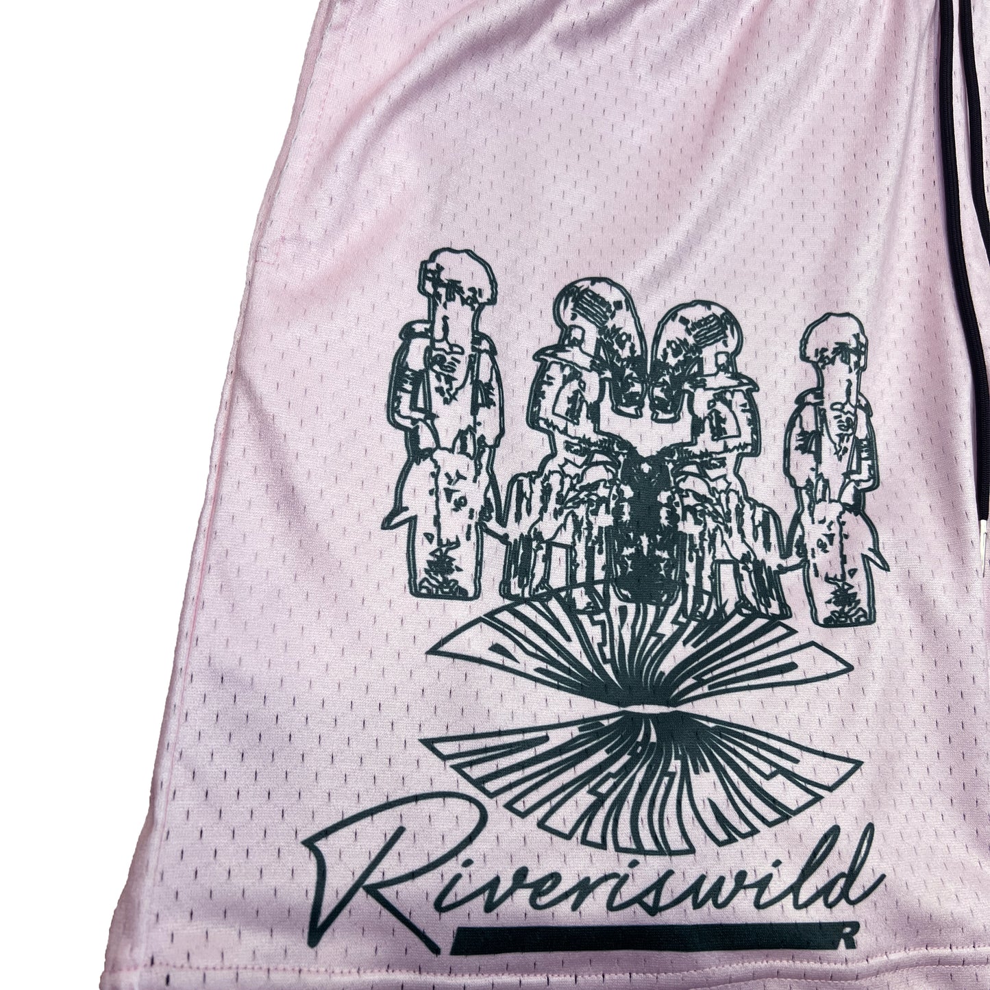OMO AKIN MESH SHORTS (PINK)