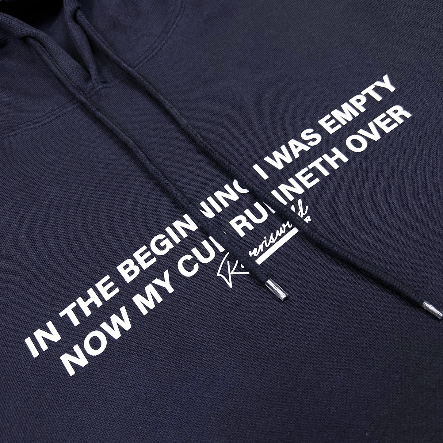 RUNNETH OVER HOODIE (NAVY)