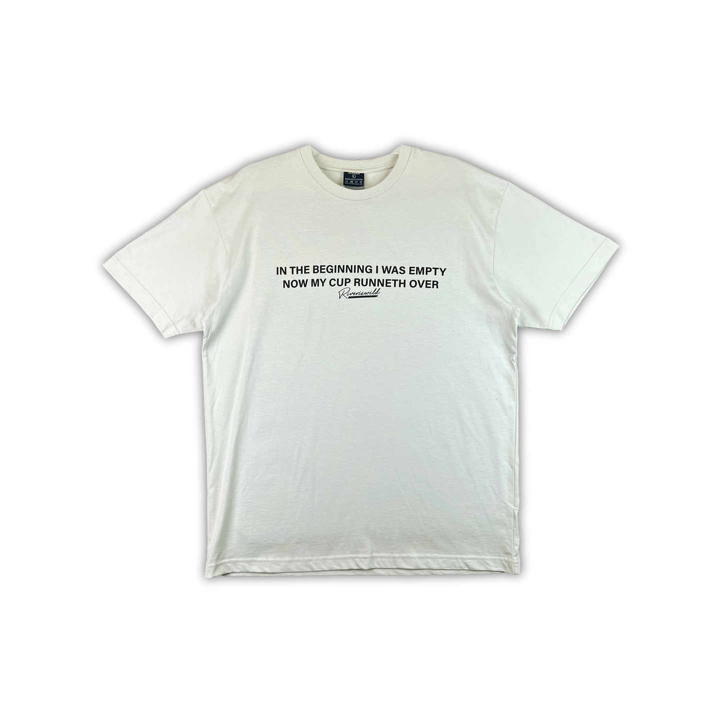 RUNNETH OVER TEE (BONE)