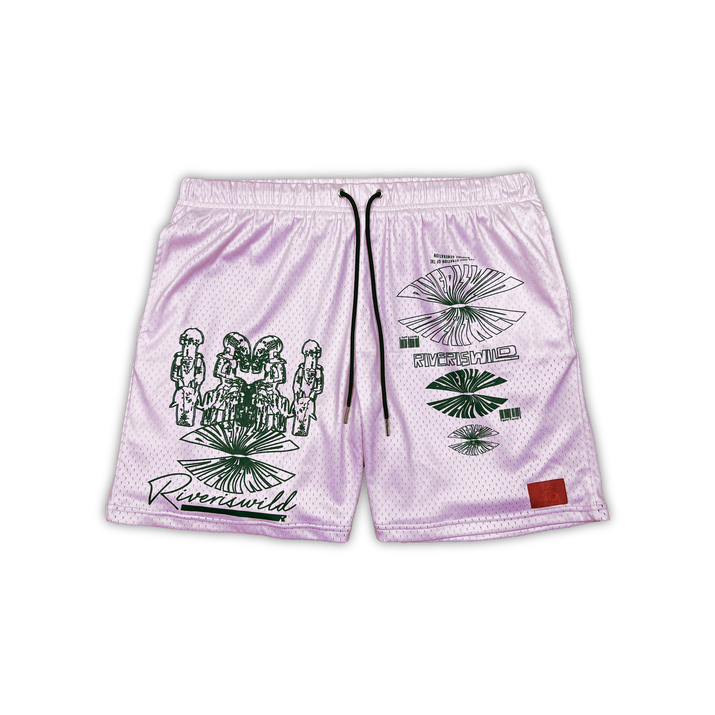 OMO AKIN MESH SHORTS (PINK)
