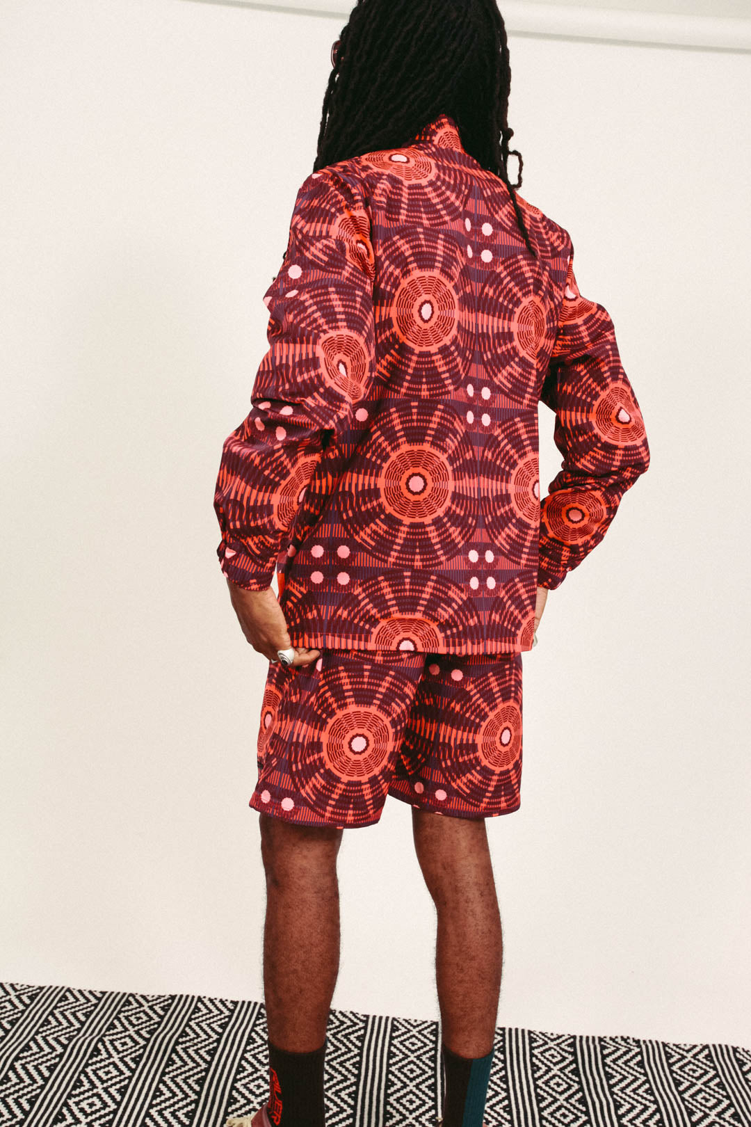 PLAIN SIGHT SHORTS (INFRA RED/PURP)