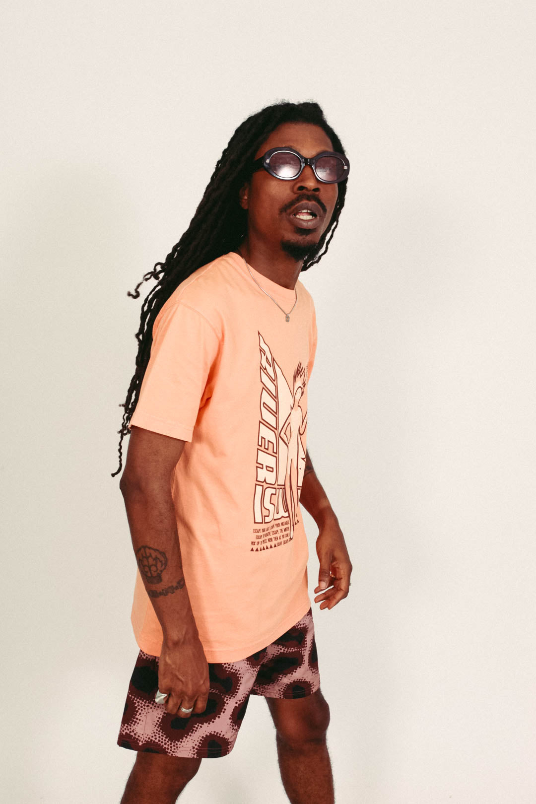 RUSH TEE (TANGERINE)