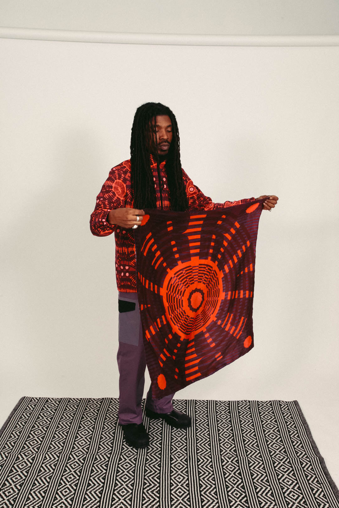 PLAIN SIGHT SCARF (INFRA/MAUVE)