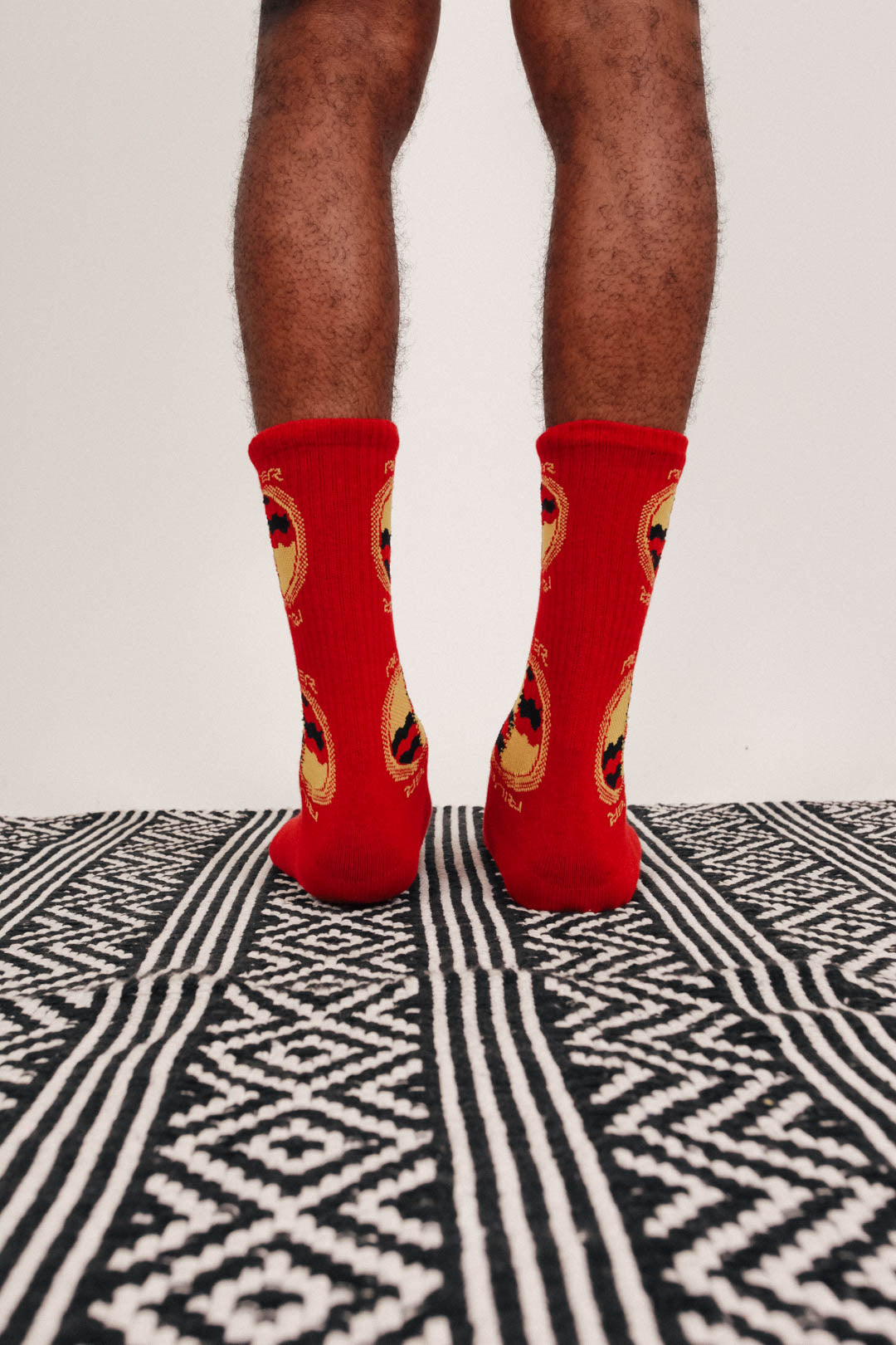 LEGEDIZE LENS SOCKS (BURGUNDY)