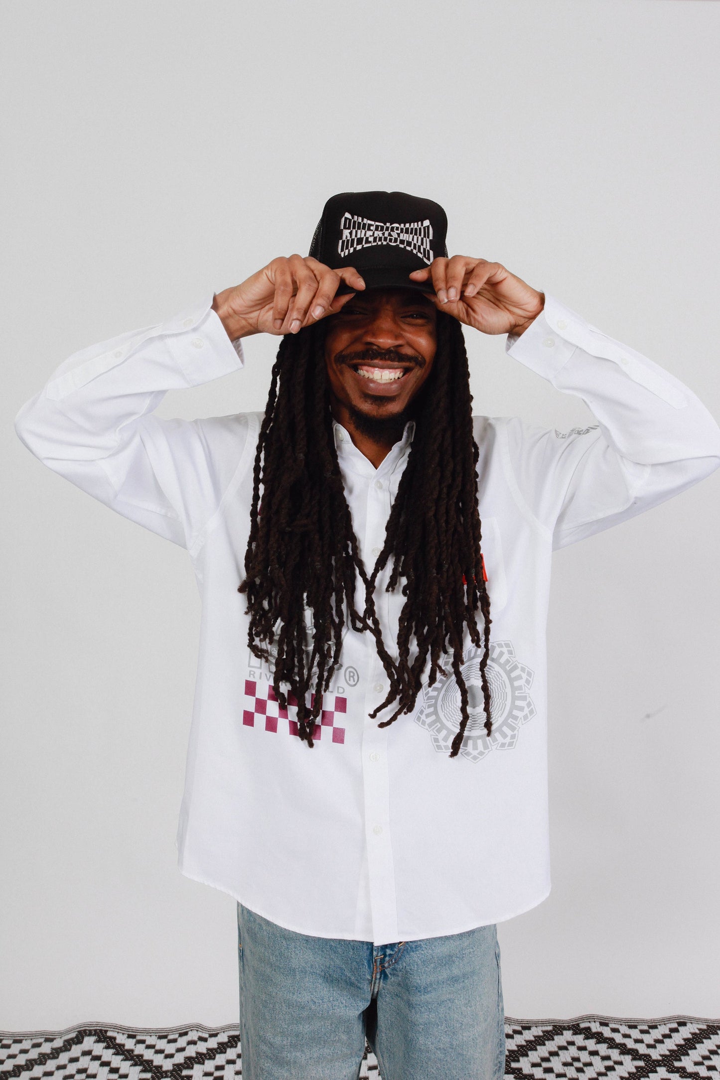 GRID LOGO HAT (TERRACOTTA)
