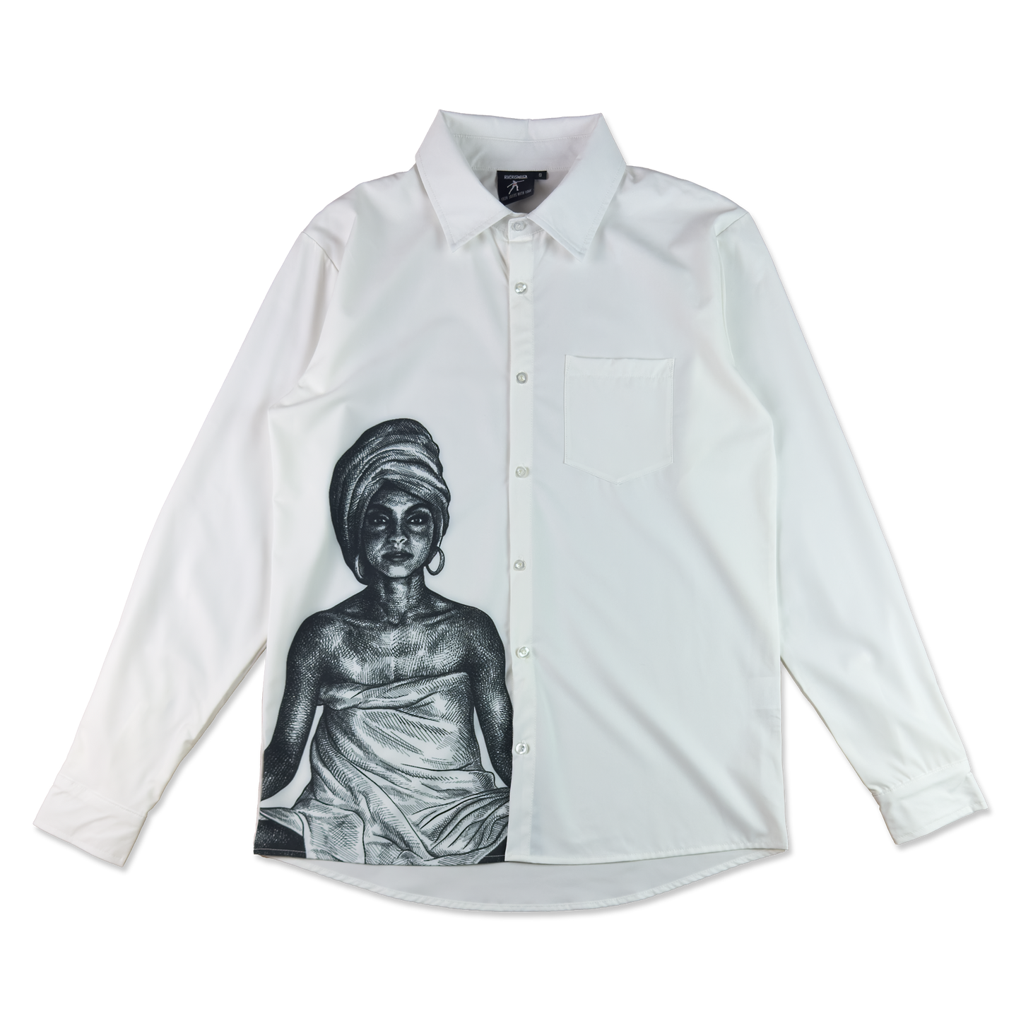 FOLASADE BUTTON UP (WHITE)
