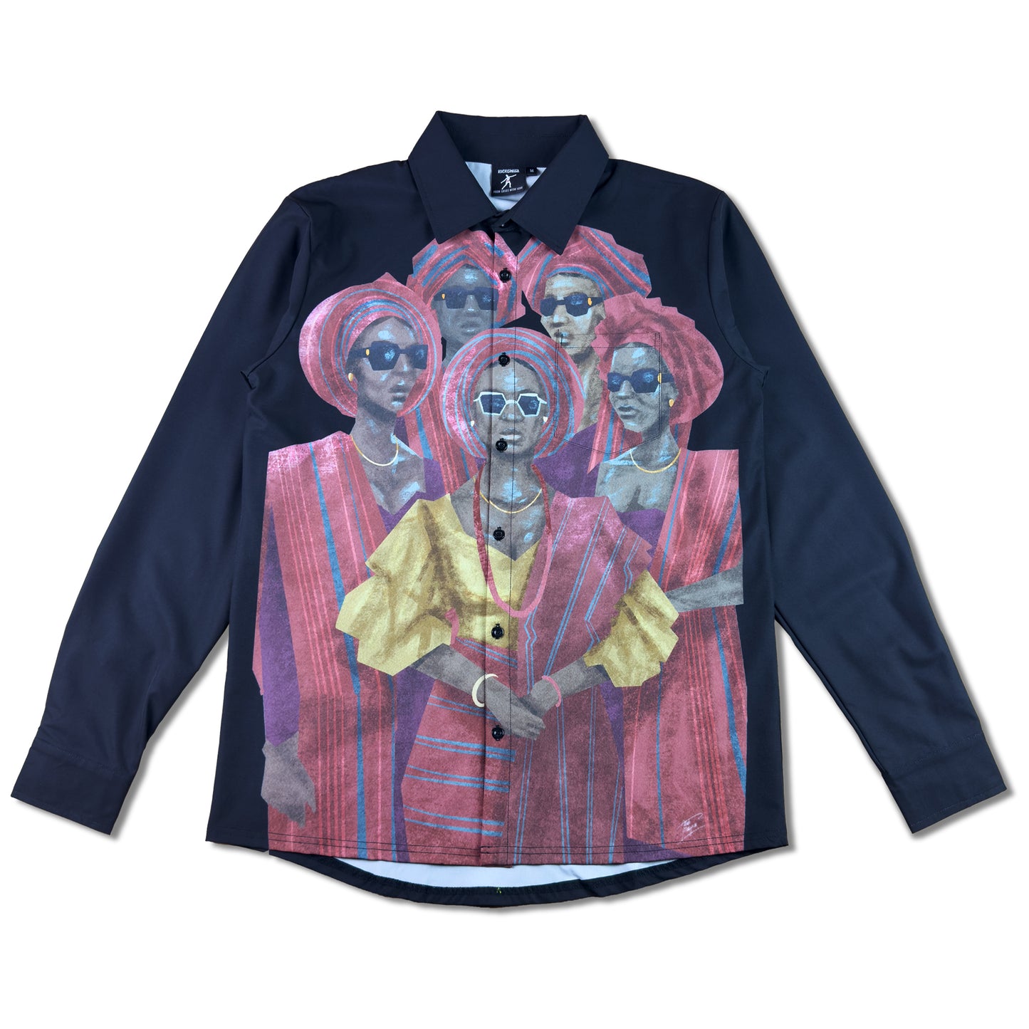 ENTOURAGE BUTTON UP (BLACK)