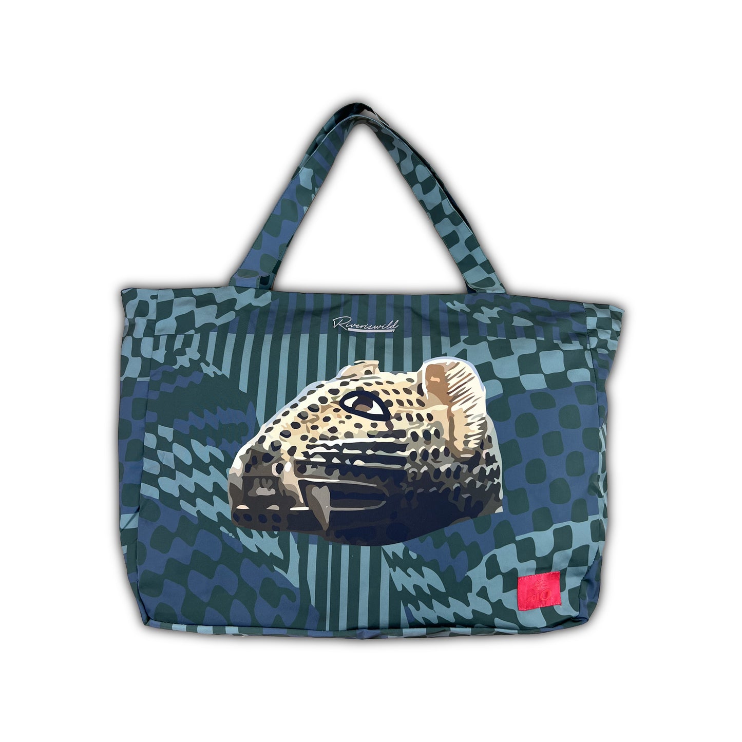 BENIN GRID TOTE (GREEN)