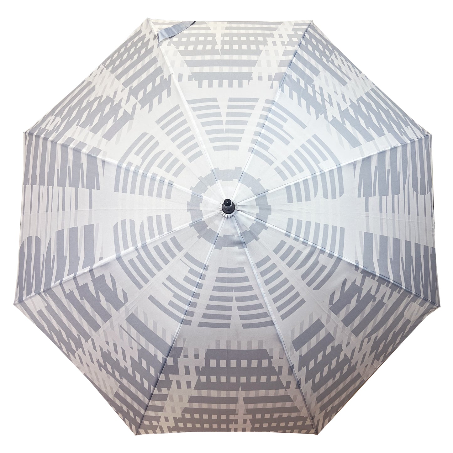 PLAIN SIGHT UMBRELLA (WHITE/GREY)