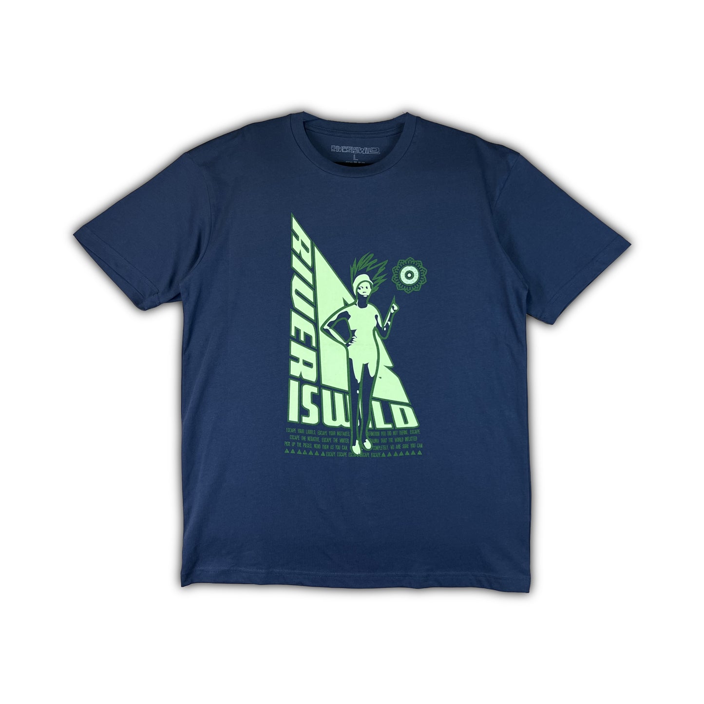 RUSH TEE (GARMENT DYED NAVY)