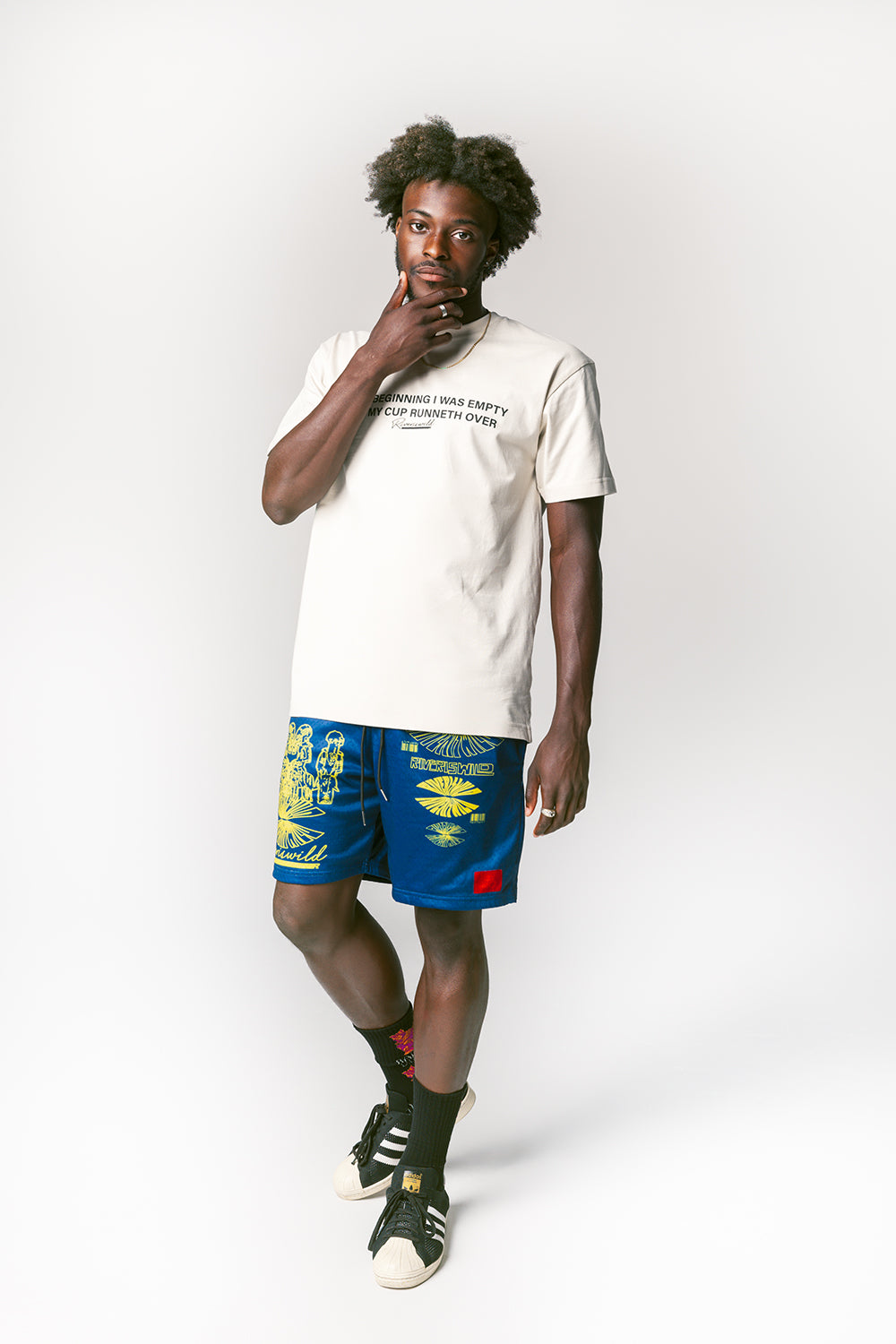 OMO AKIN MESH SHORTS (NAVY)