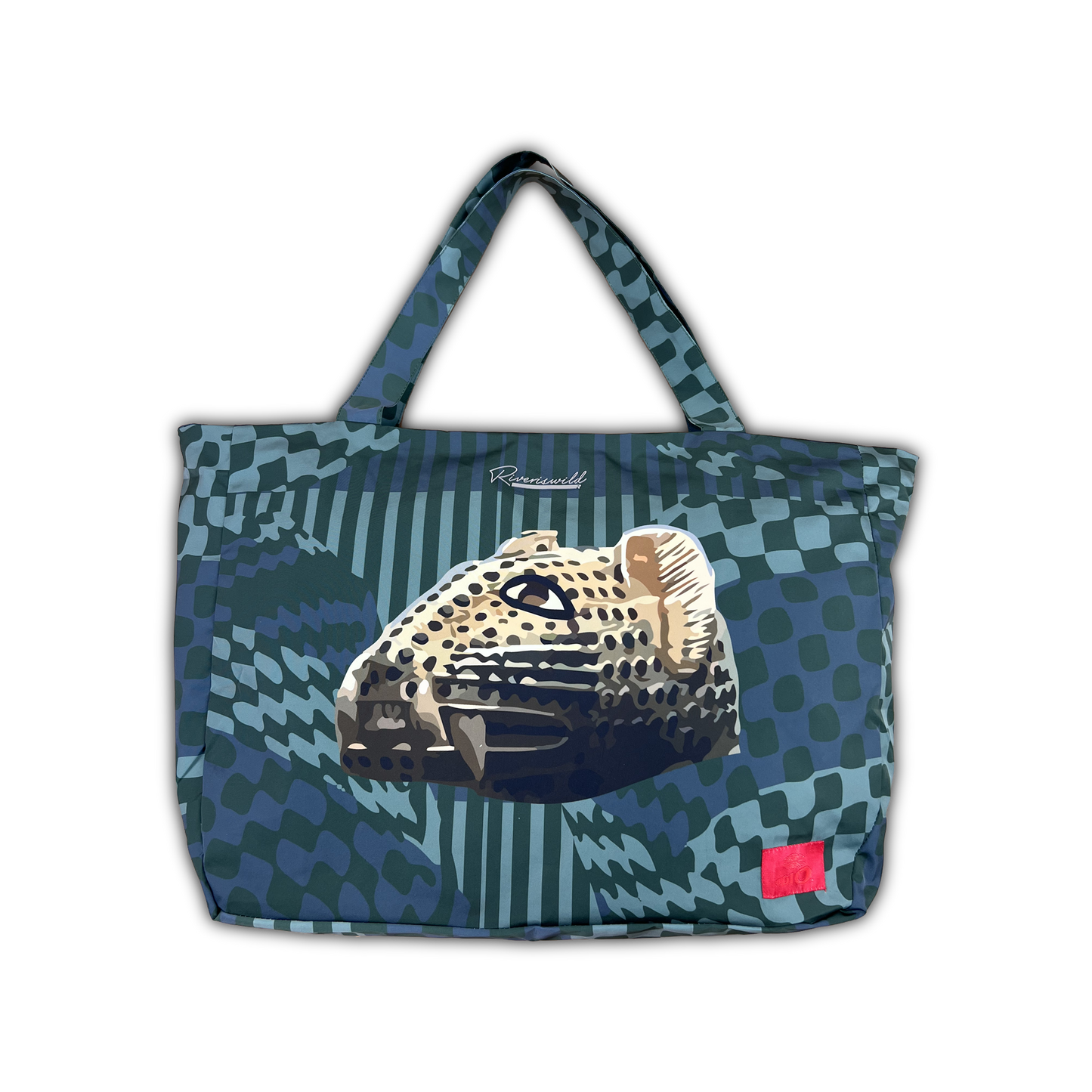 BENIN GRID TOTE (GREEN)