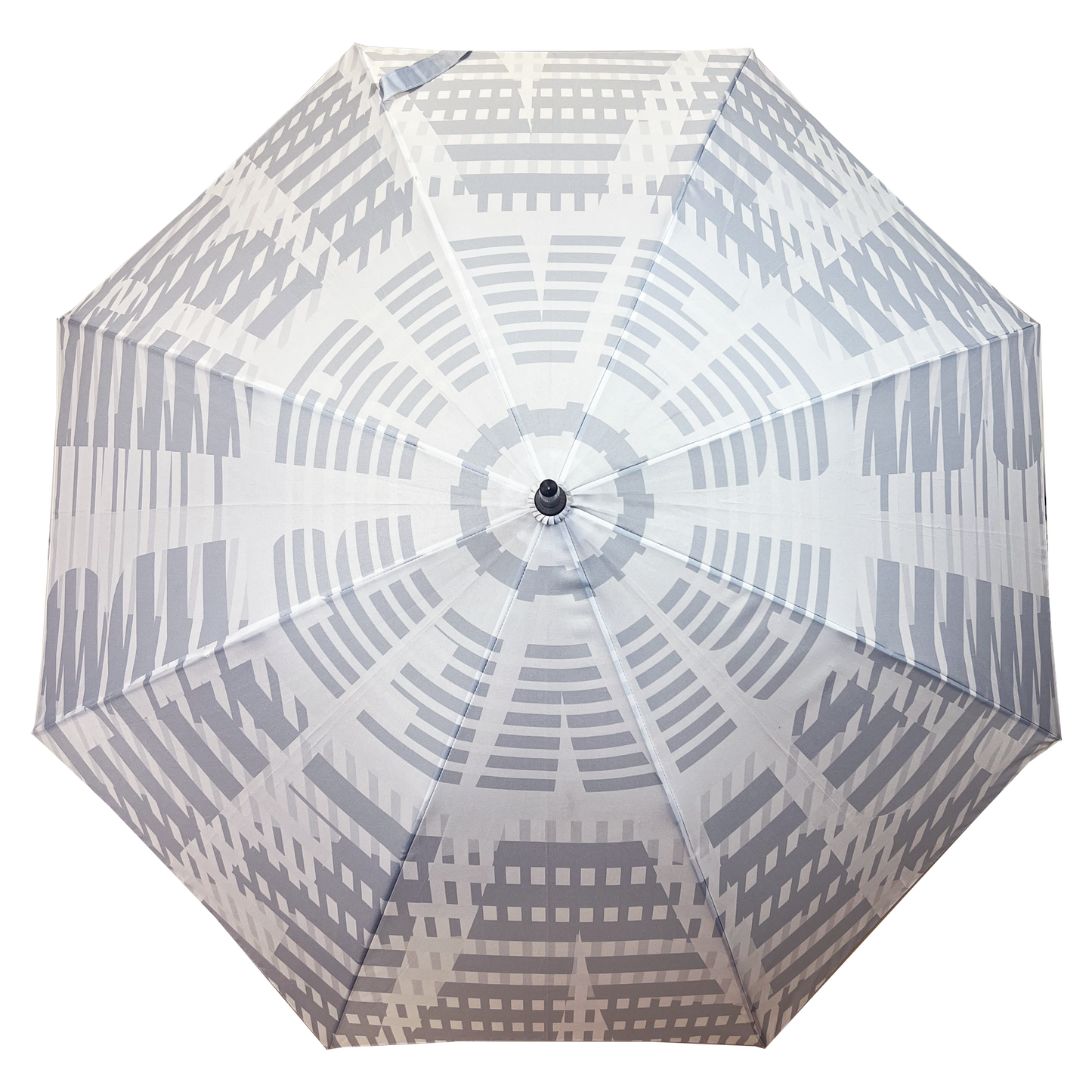 PLAIN SIGHT UMBRELLA (WHITE/GREY)