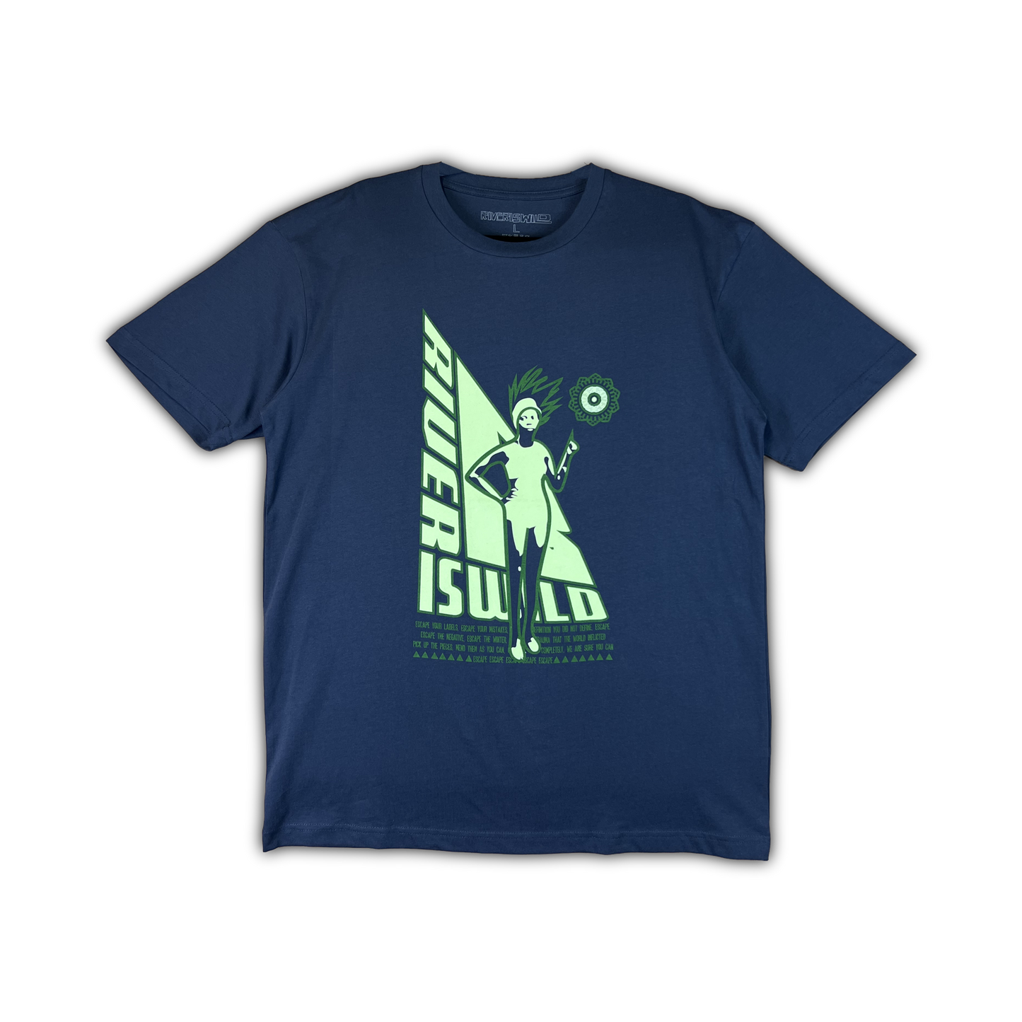 RUSH TEE (GARMENT DYED NAVY)