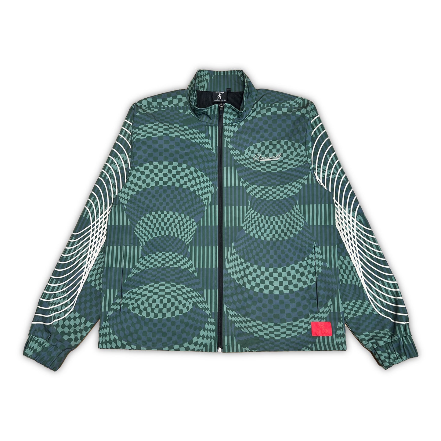 GRID TRACK JACKET (GREEN)