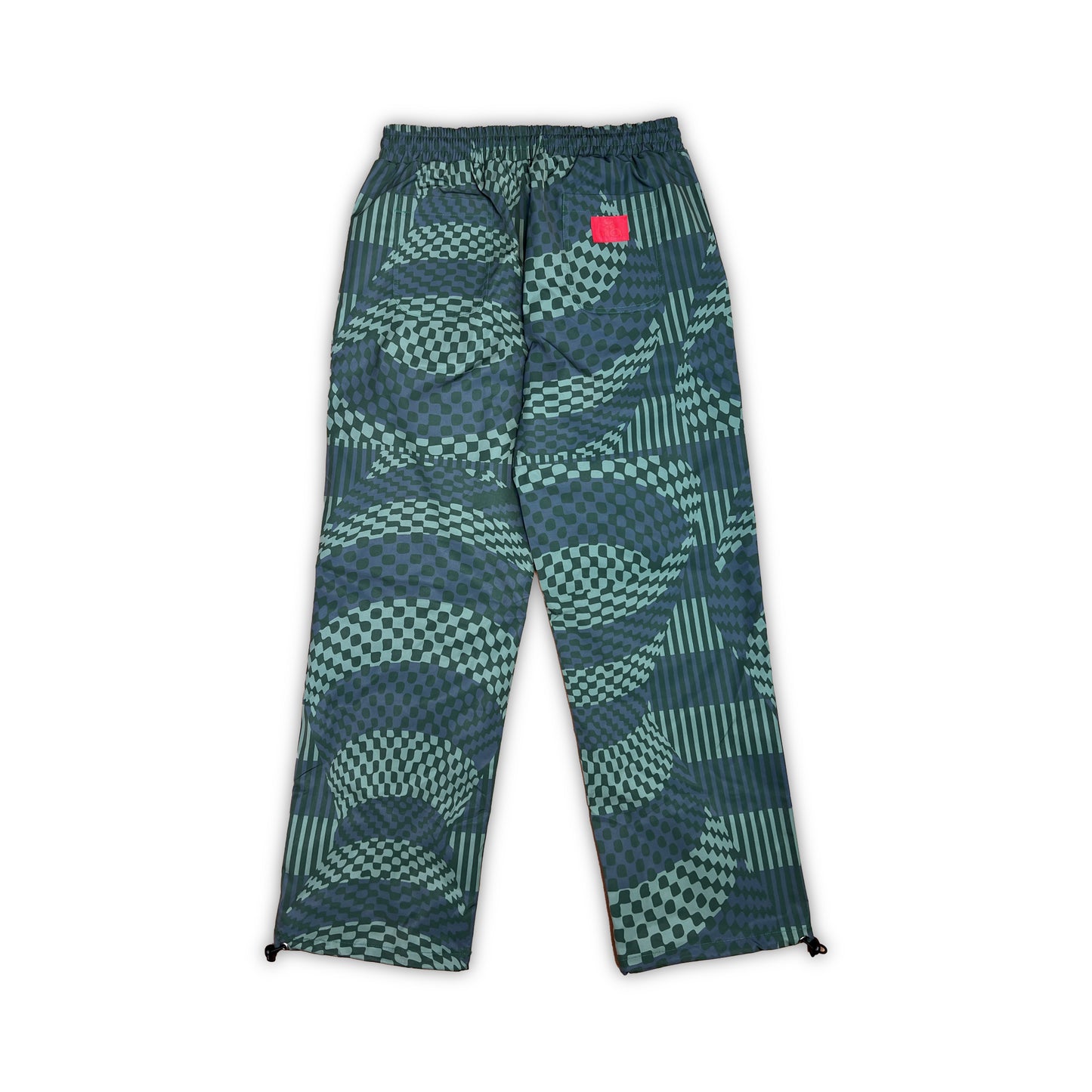 GRID TRACK PANTS (GREEN)