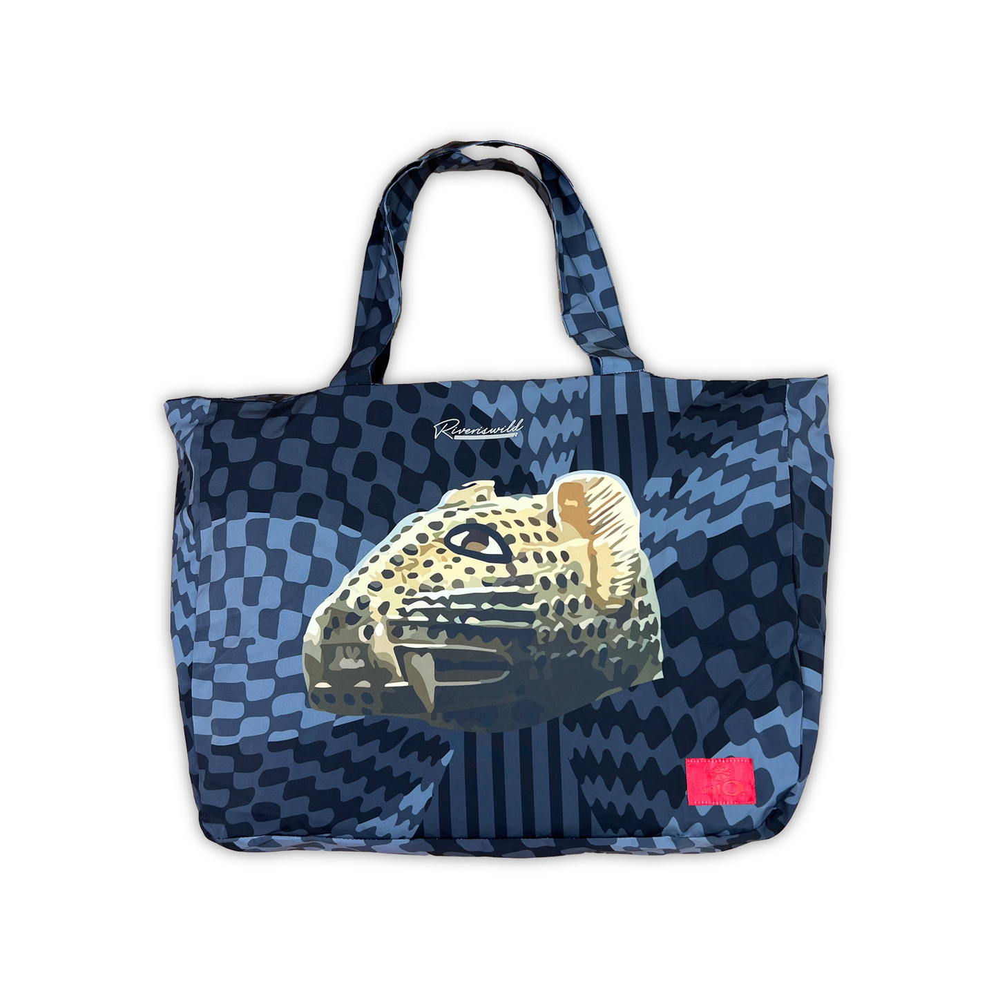 BENIN GRID TOTE (BLACK)