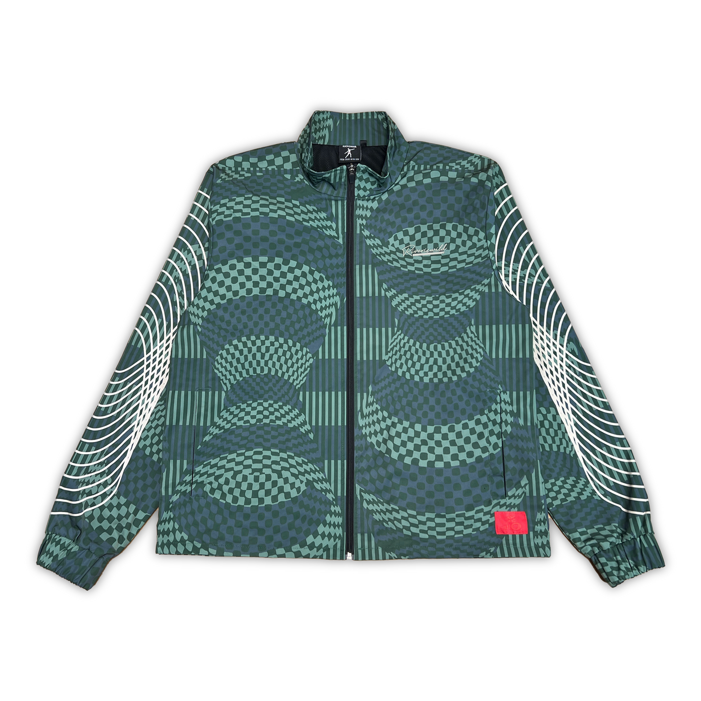 GRID TRACK JACKET (GREEN)