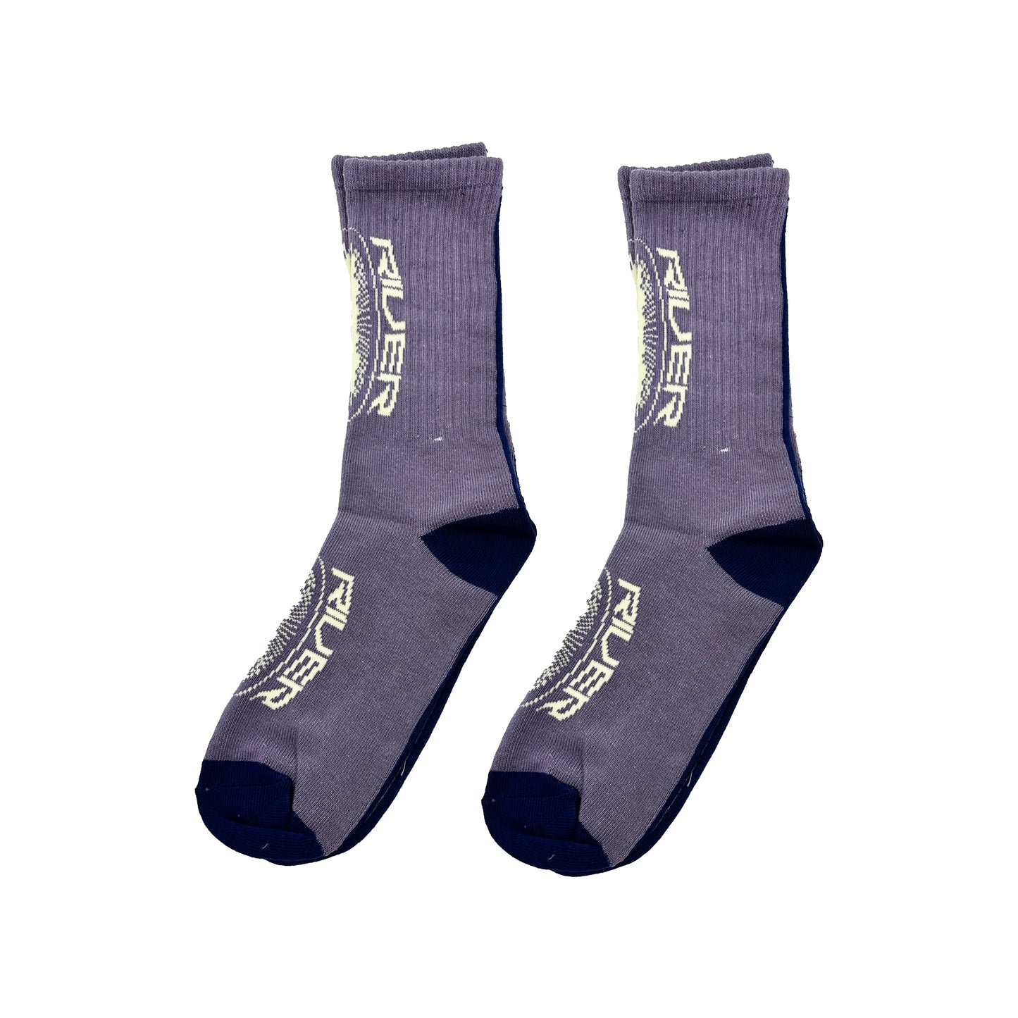 SPIRAL SOCKS (BLUE/PURPLE)