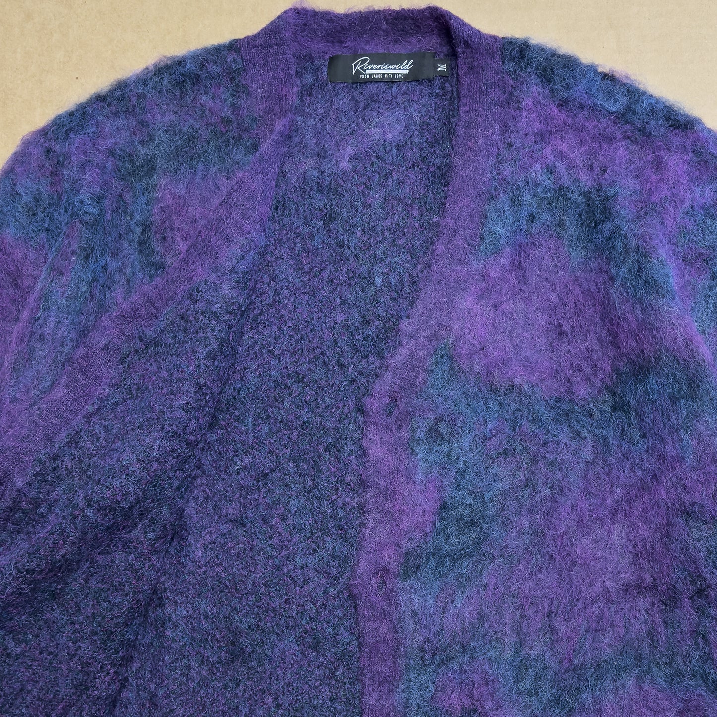 TRANSMISSION MOHAIR SWEATER (PURPLE)