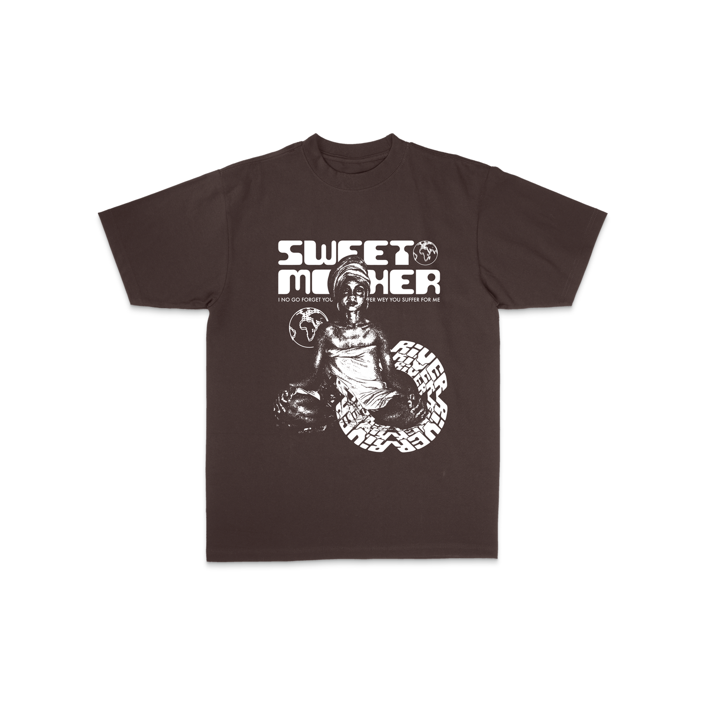 SWEET MOTHER TEE (BROWN)