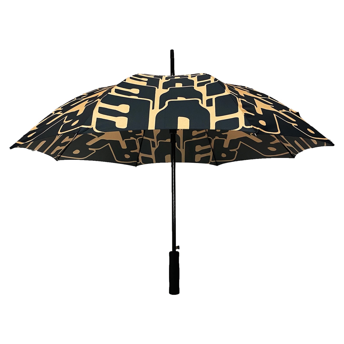 BLOOM UMBRELLA (BLACK AND GOLD)