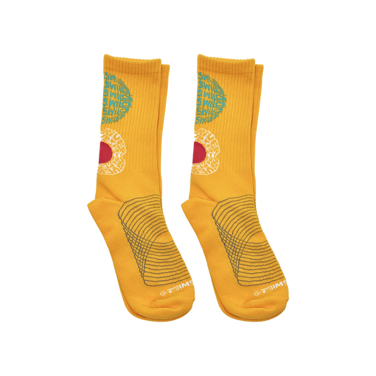BLOOM LOGO SOCKS (YELLOW)