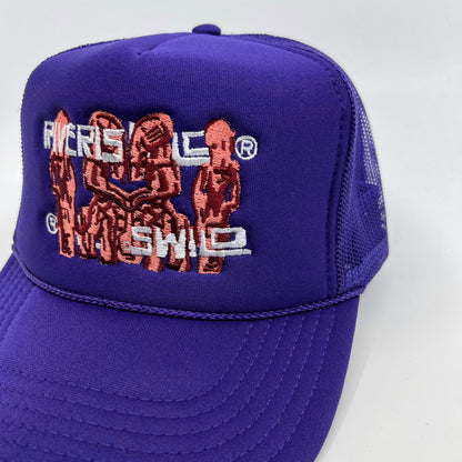 HORSEMEN HAT TRUCKER (PURPLE)