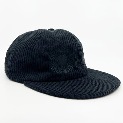 BLOOM CORDUROY HAT (BLACK)