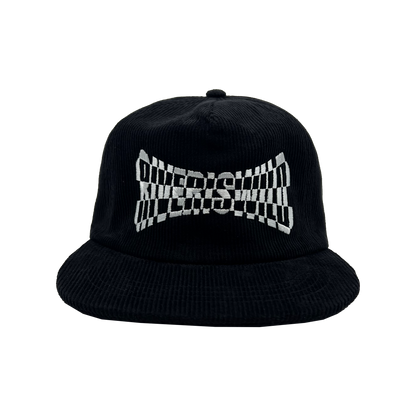 GRID LOGO CORD HAT (BLACK)