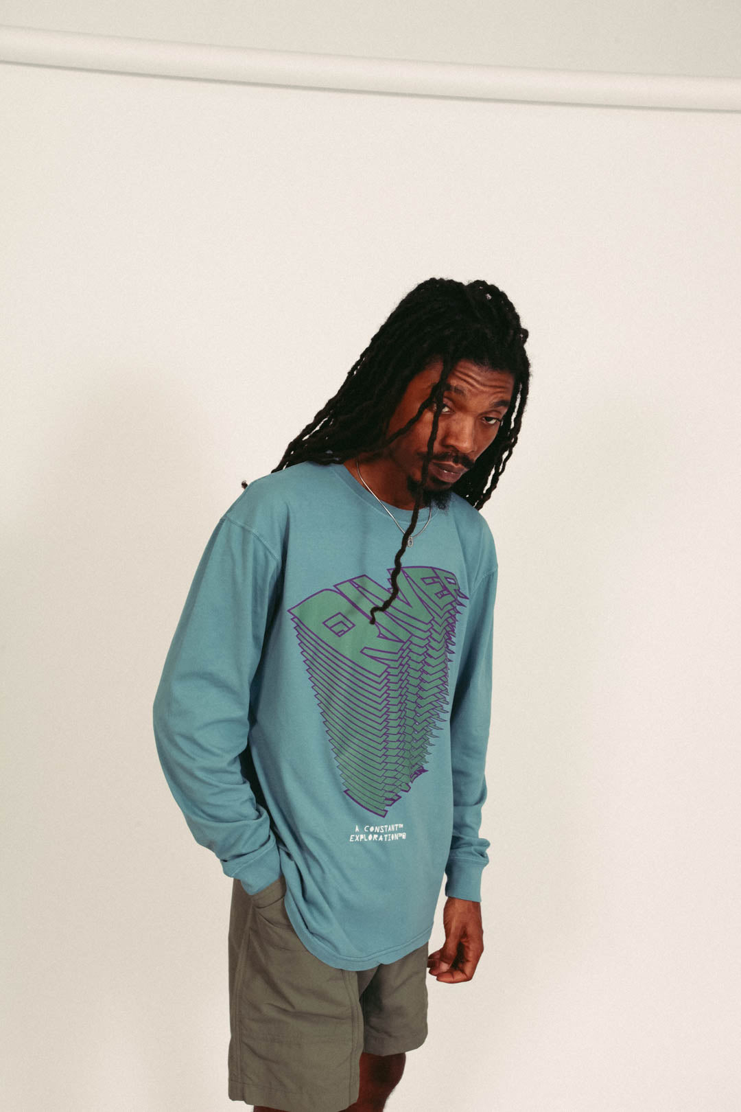 STACK TEE LONGSLEEVE (BLUE)