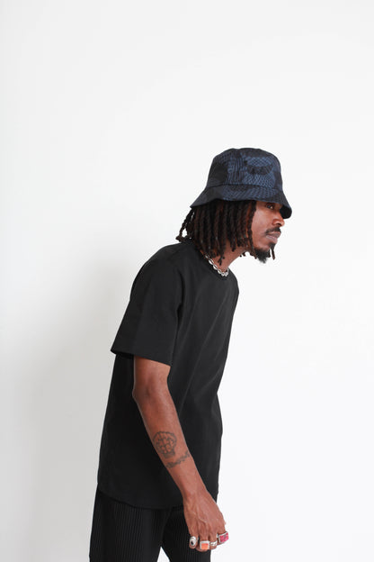 GRID BUCKET HAT (BLACK ICE)