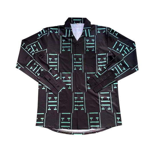 NEVERLAST BUTTON UP (riveriswild x mingo by domingo- BLACK)