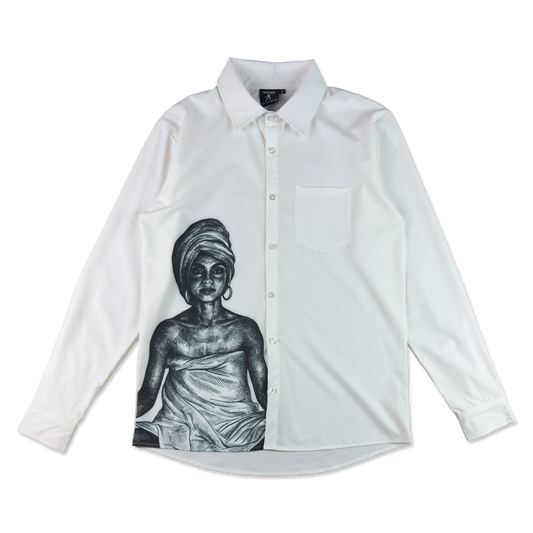 FOLASADE BUTTON UP (WHITE)