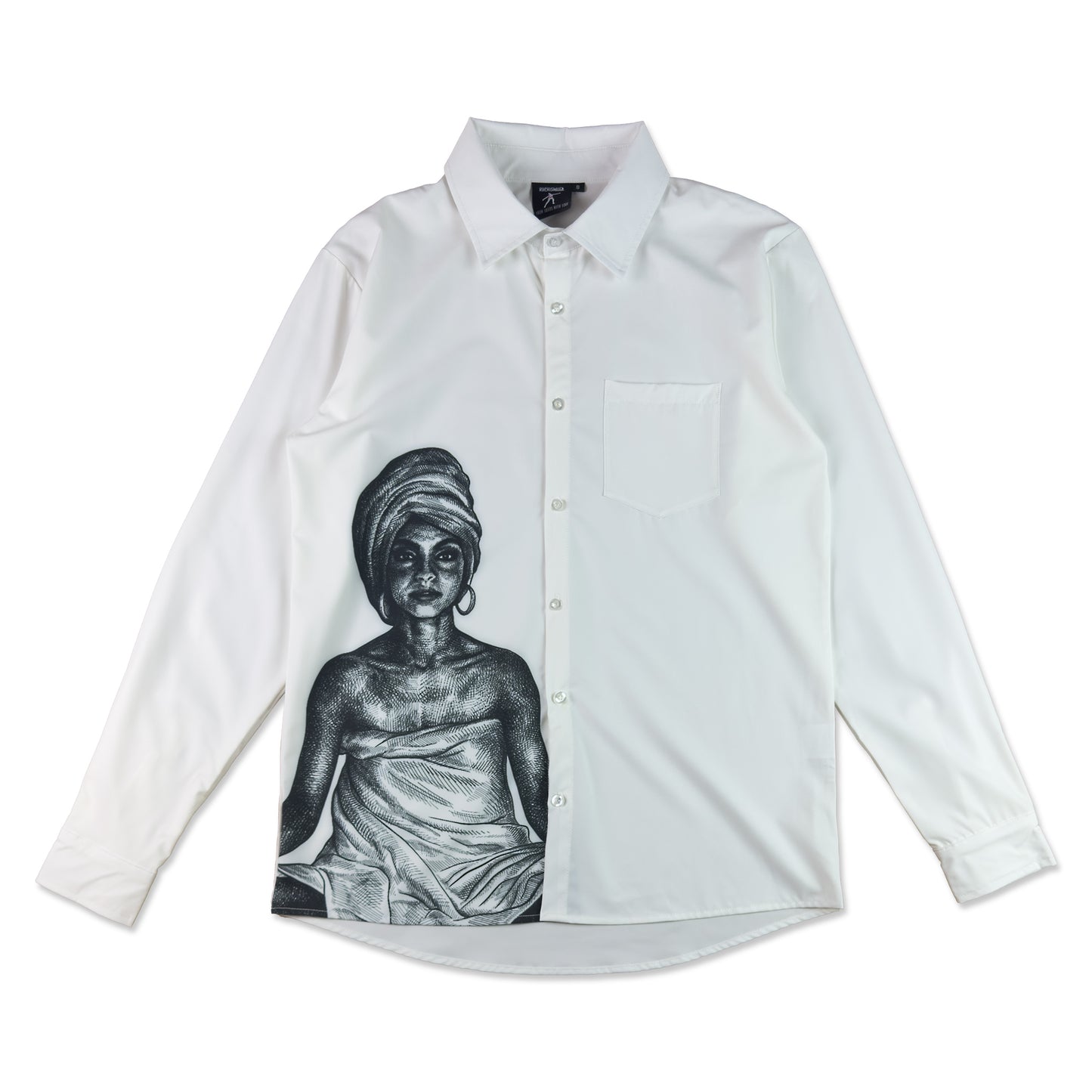 FOLASADE BUTTON UP (WHITE)