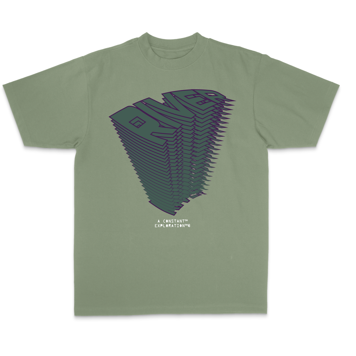 STACK TEE (ARTICHOKE)