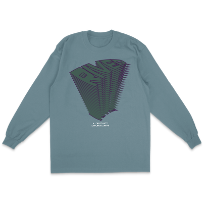 STACK TEE LONGSLEEVE (BLUE)