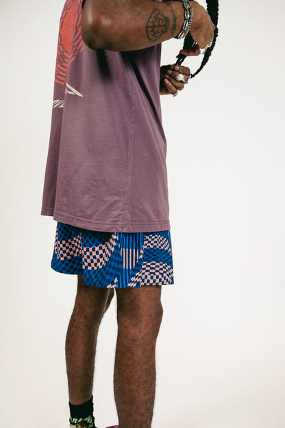 GRID TRUNKS (BLUE/PINK)