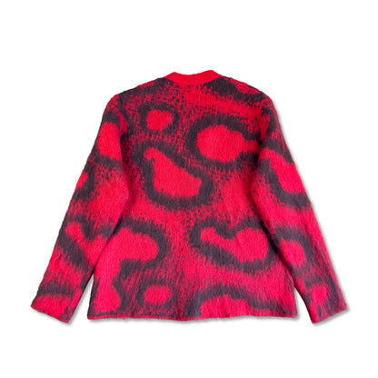 TRANSMISSION MOHAIR SWEATER (RED)