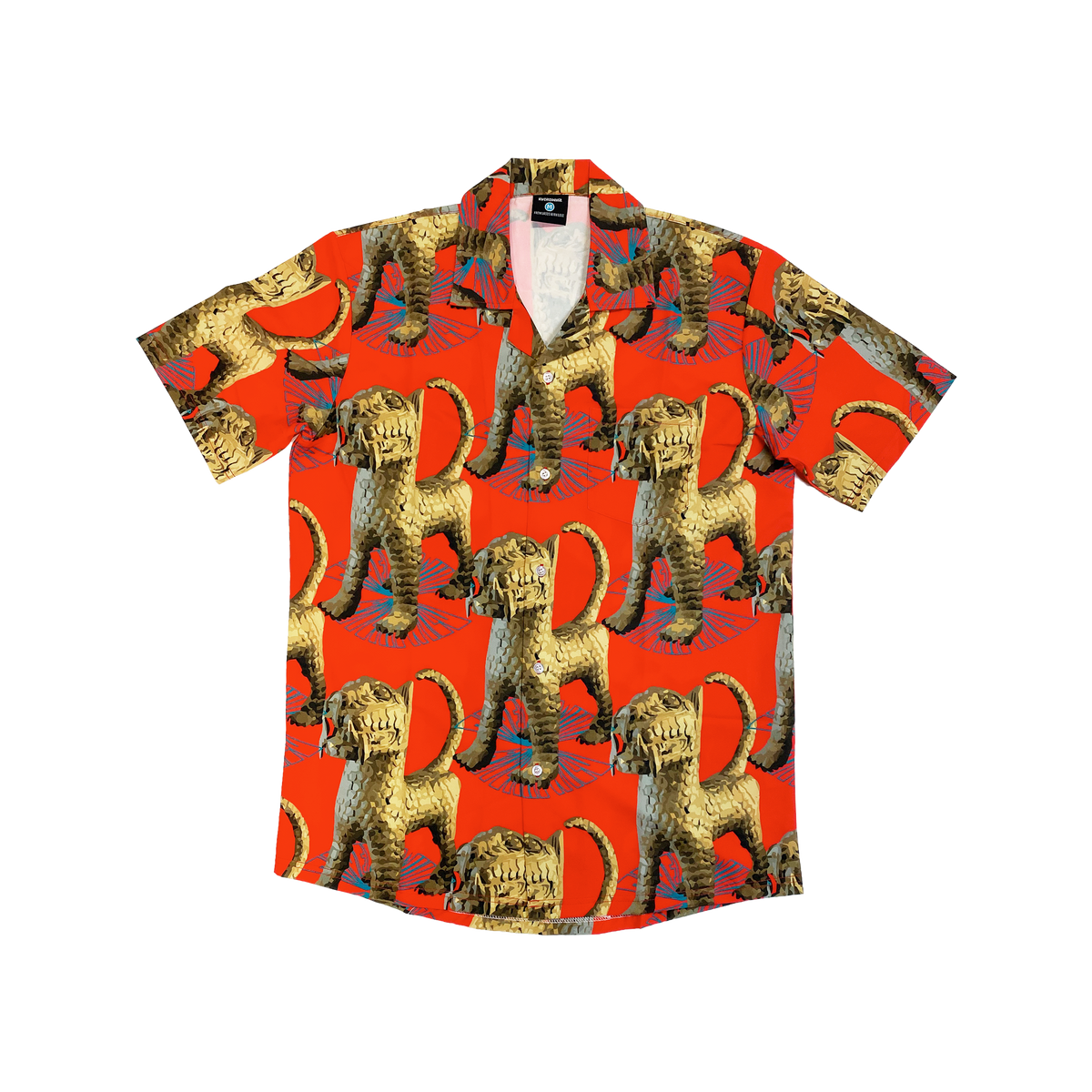 RETURN TO BENIN BUTTON UP (INFRA RED)