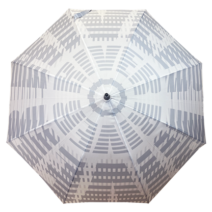PLAIN SIGHT UMBRELLA (WHITE/GREY)