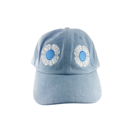 BLOOM HAT (LIGHT BLUE DENIM)