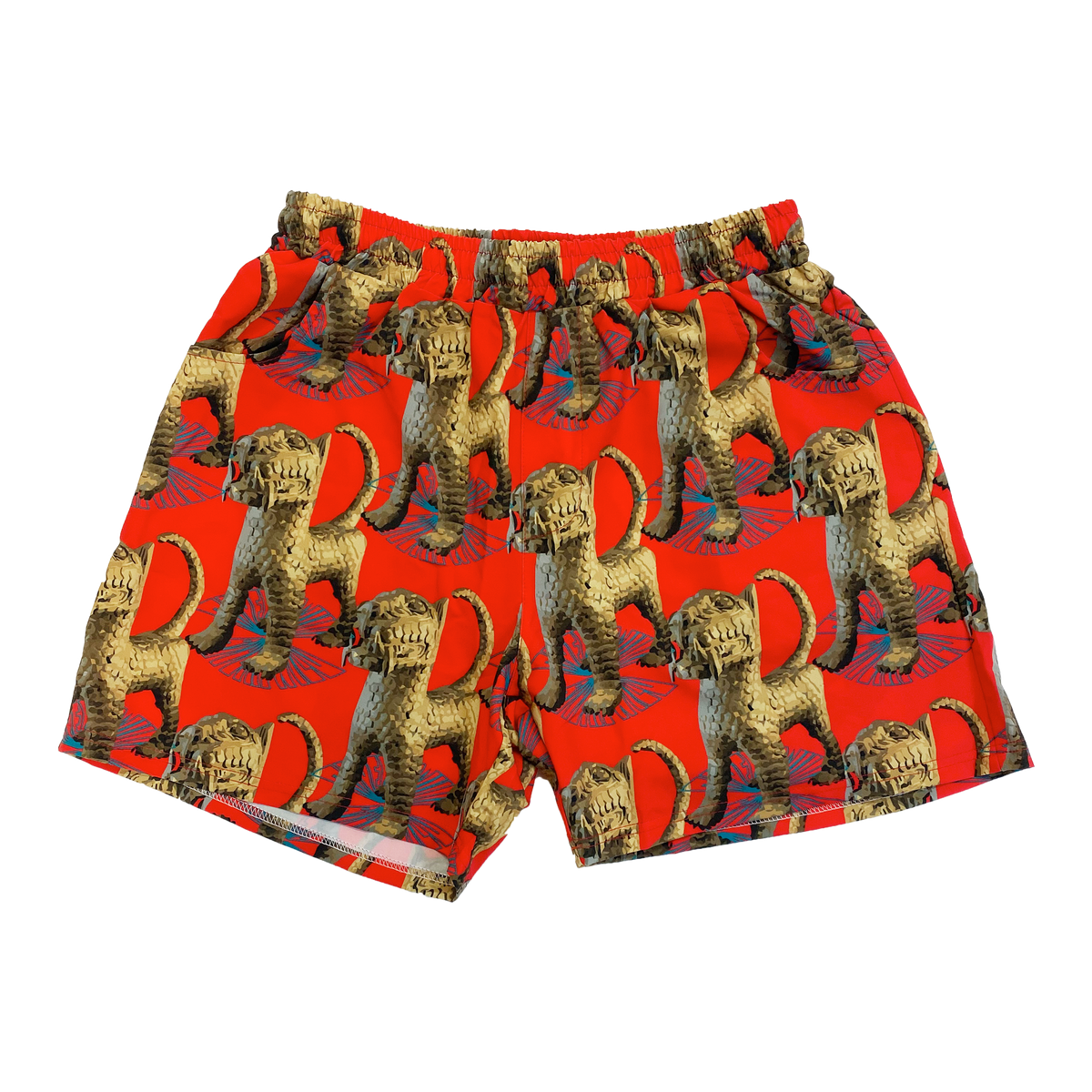 RETURN TO BENIN SHORTS (INFRA RED)