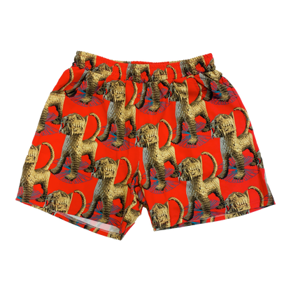 RETURN TO BENIN SHORTS (INFRA RED)