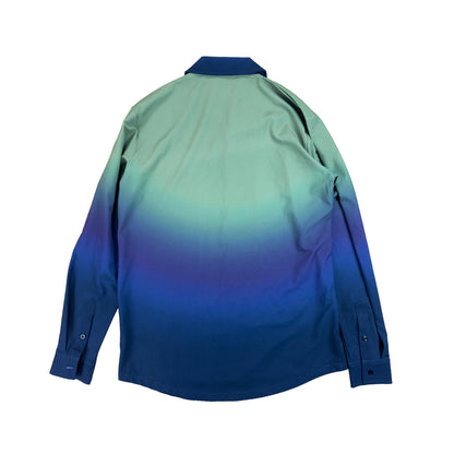 MOONRISE GRADIENT BUTTON UP (GREEN)