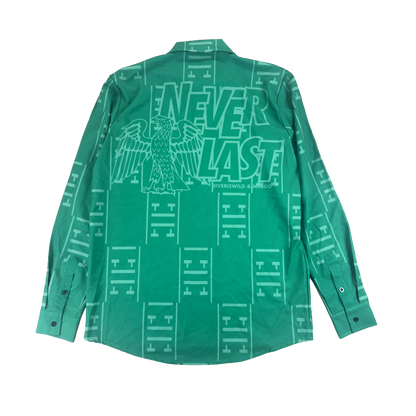 NEVERLAST BUTTON UP (riveriswild x mingo by domingo-GREEN)