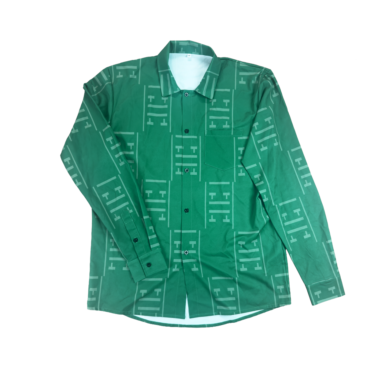NEVERLAST BUTTON UP (riveriswild x mingo by domingo-GREEN)