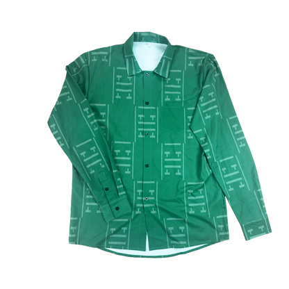 NEVERLAST BUTTON UP (riveriswild x mingo by domingo-GREEN)